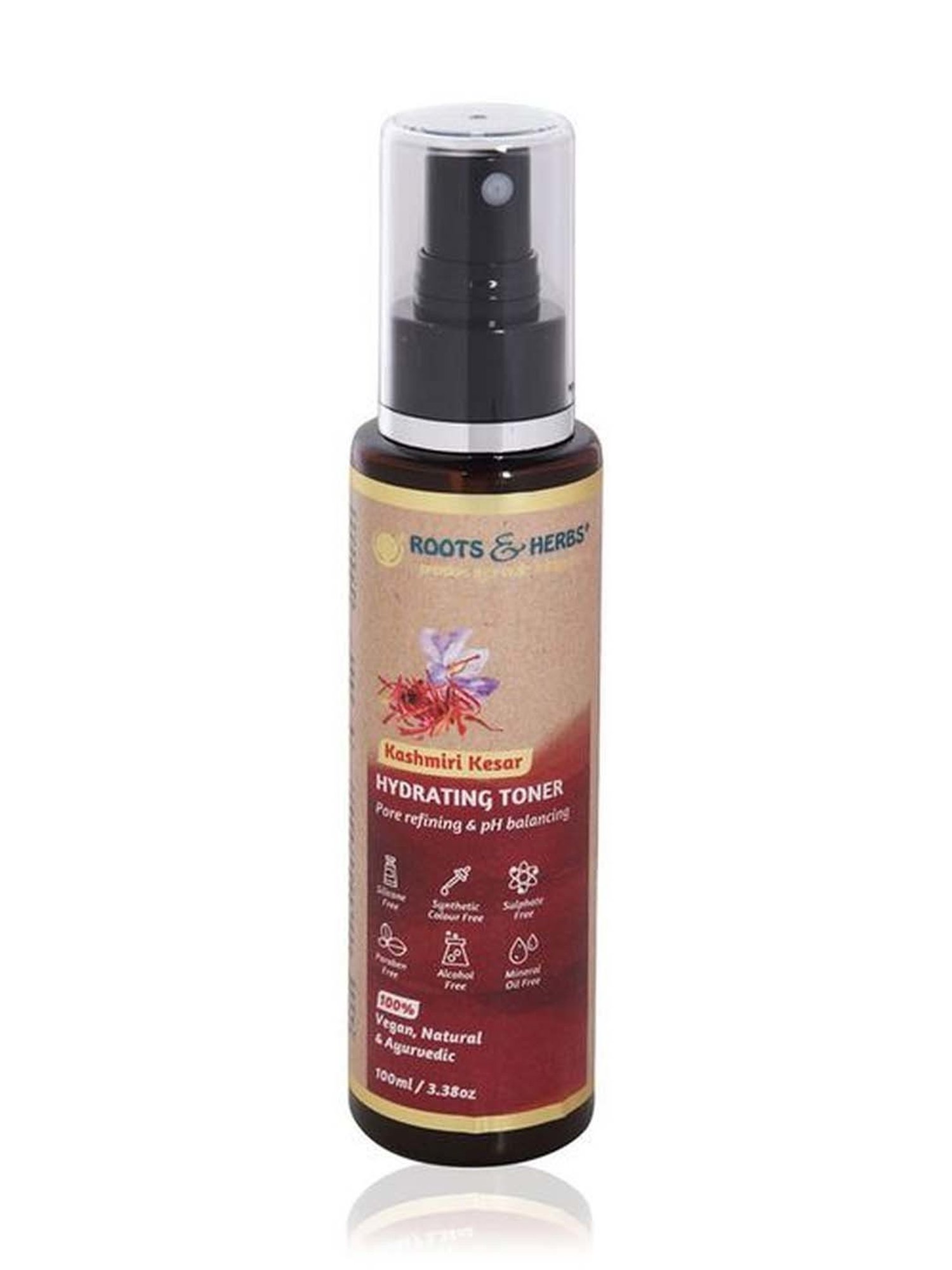 ROOTS AND HERBS Hydrating Kashmiri Kesar Toner - 100 ml