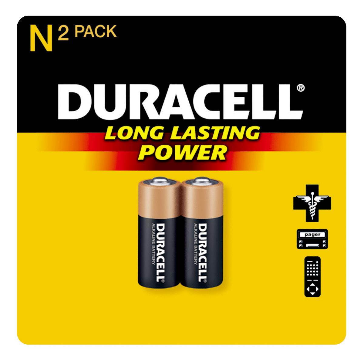 Duracell Coppertop Alkaline Medical Battery N 1.5V 2/Pk MN9100B2PK