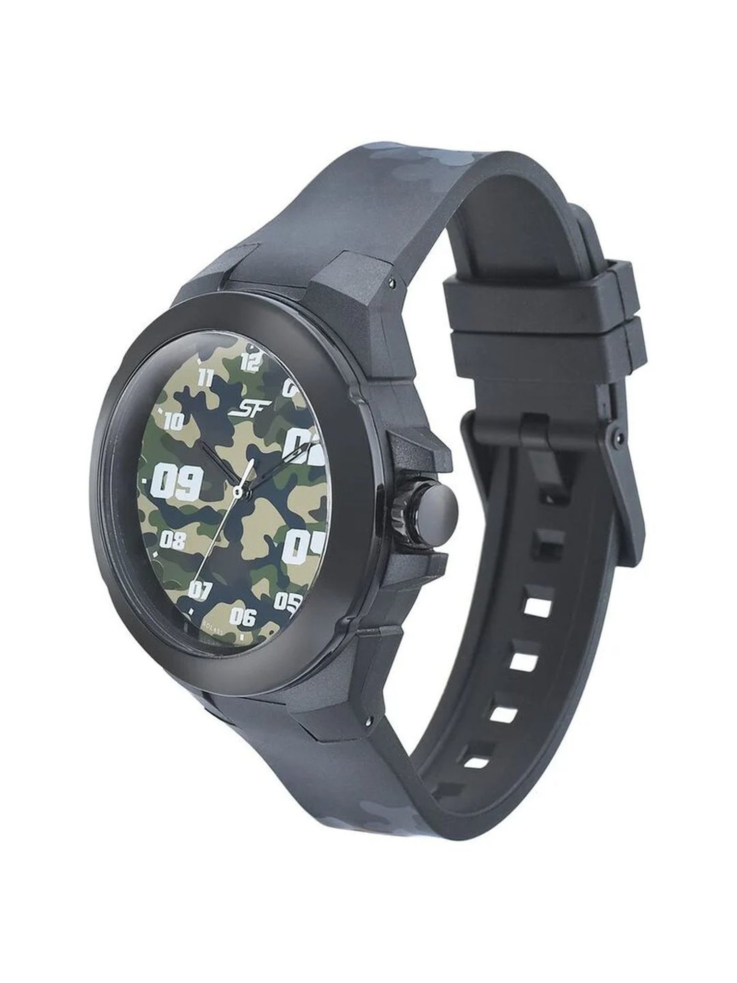 Sonata NP77114PP02W Super Fiber Economy Analog Watch for Men