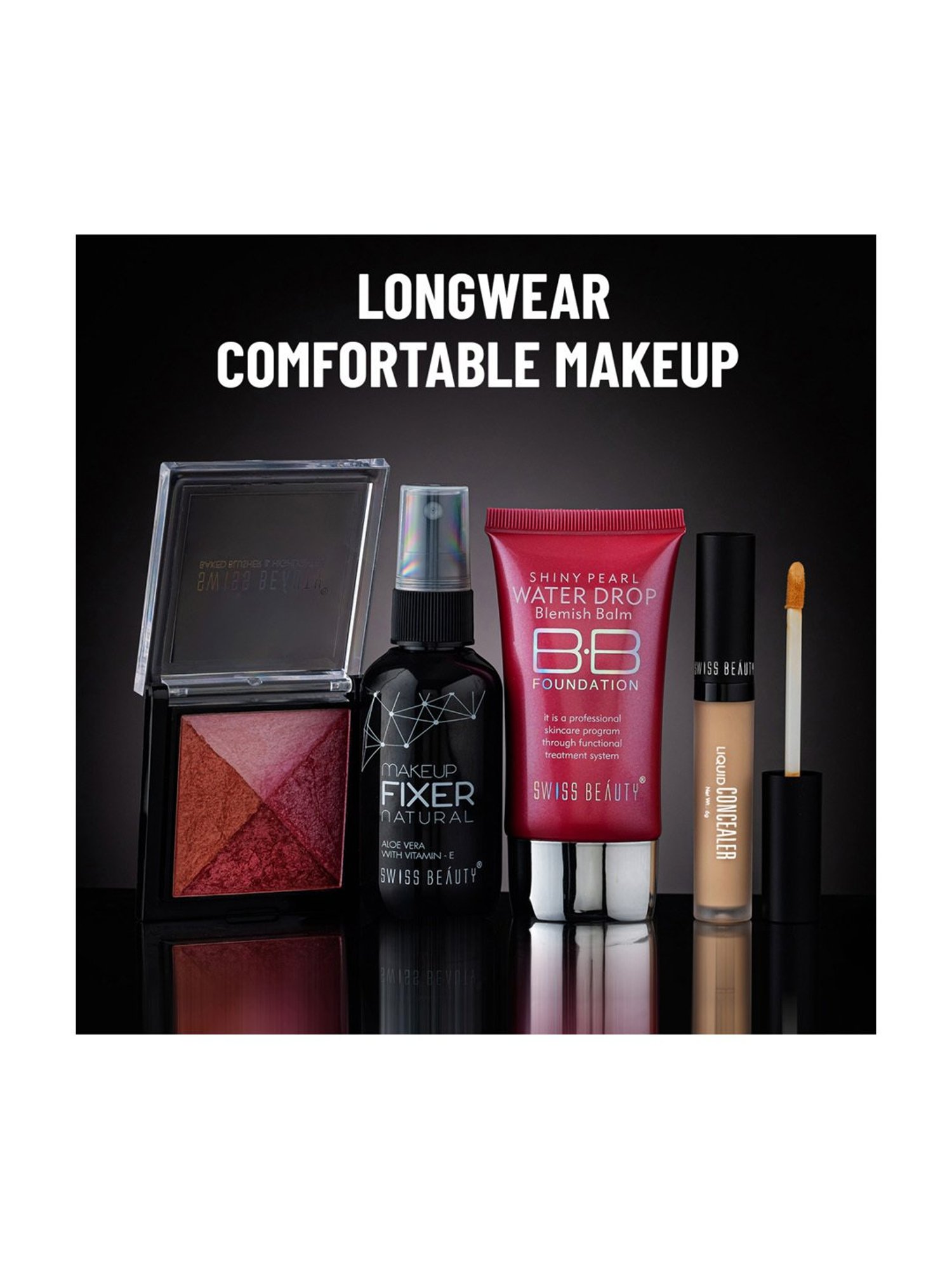 SWISS BEAUTY Liquid Concealer Green - 6 gm