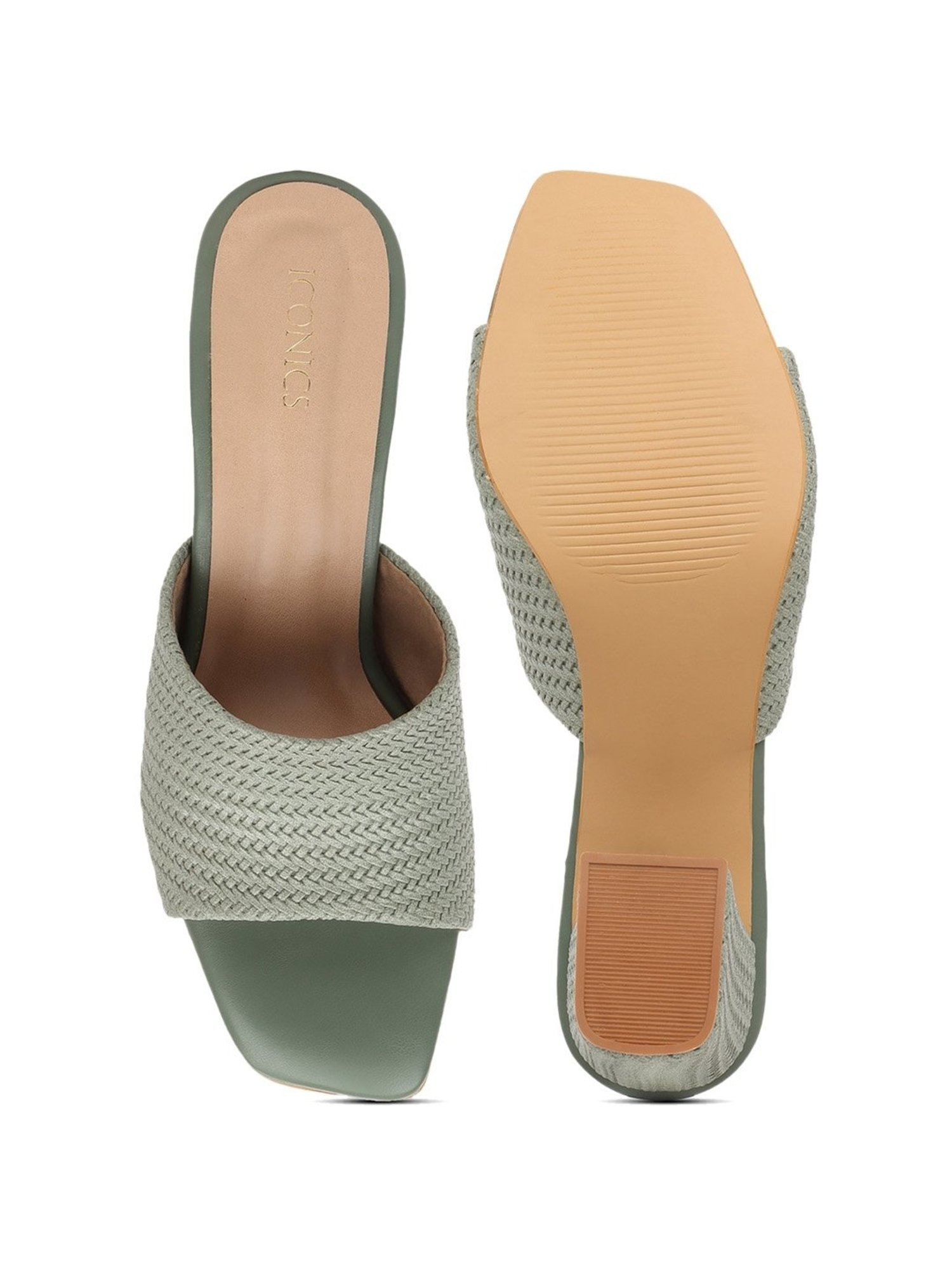 Iconics Women's Olive Casual Sandals