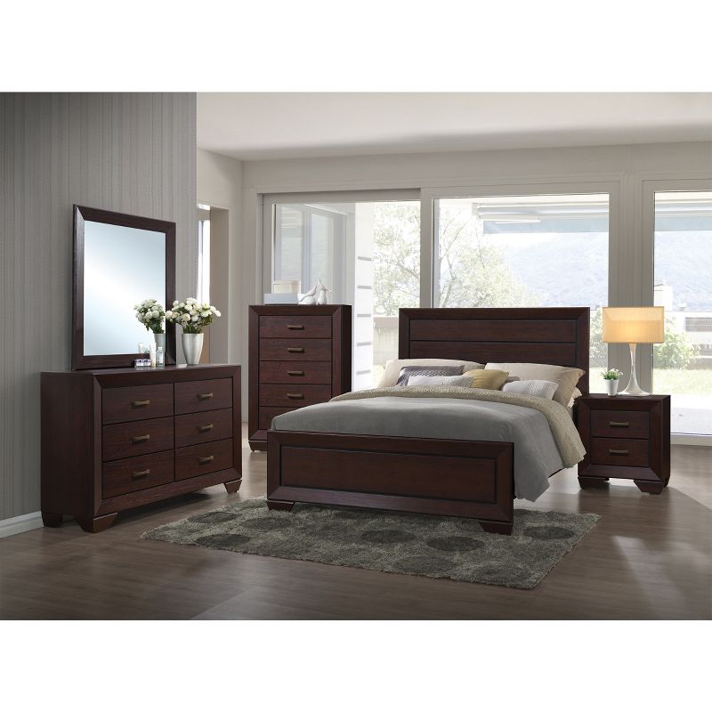 Queen Hayden Bed Dark Cocoa - Private Reserve