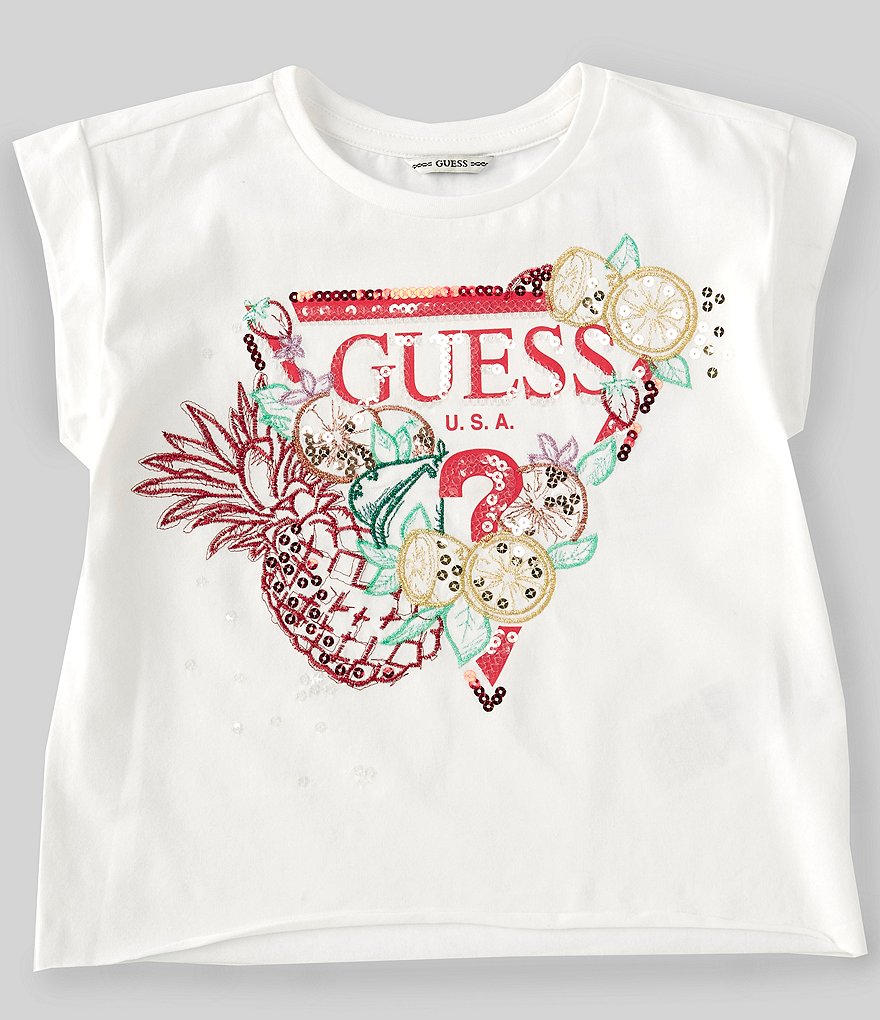 Barbie Big Girls 7-16 Short-Sleeve Follow Your Dreams Graphic Tee