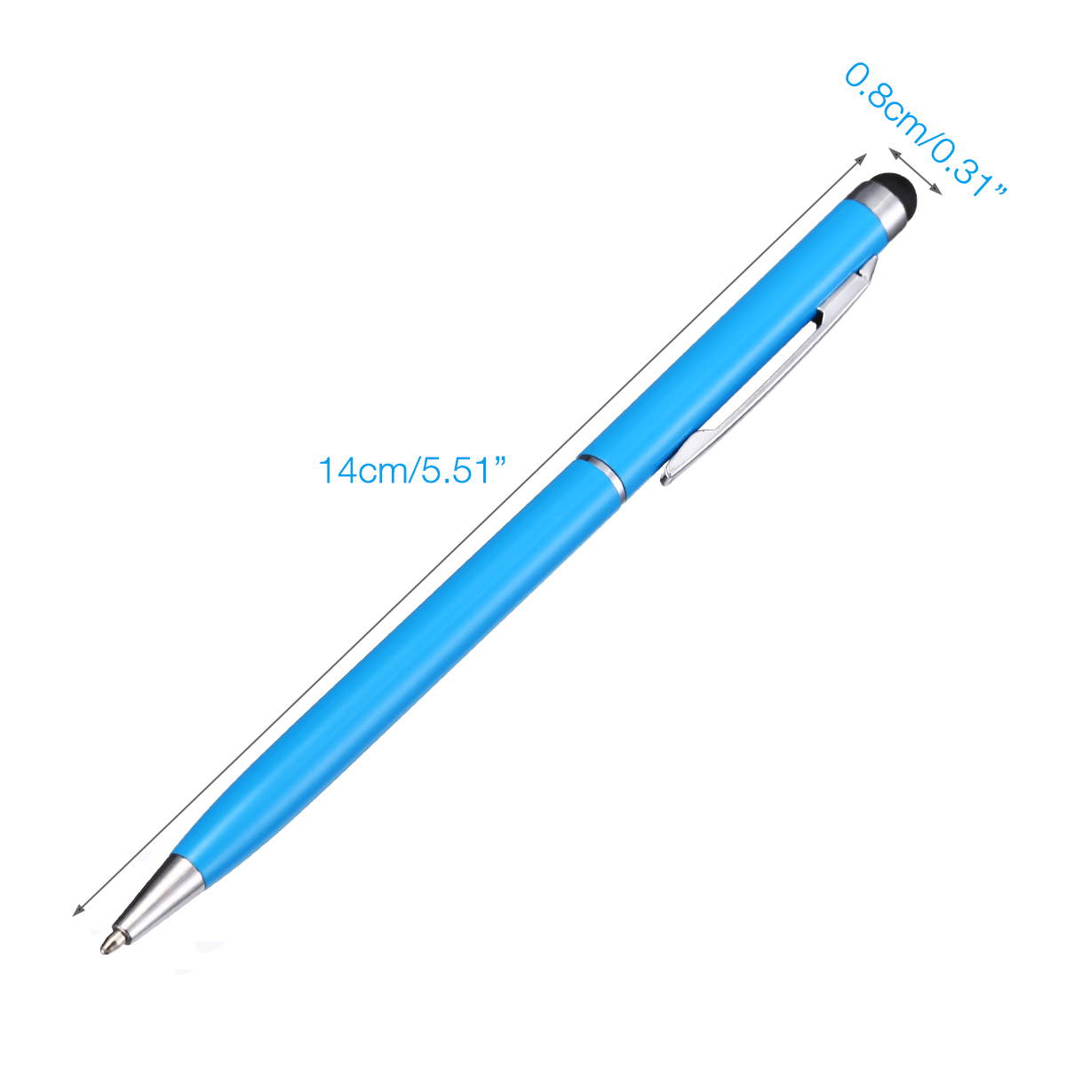 FirstPower 10pcs 2-in-1 Stylus Pens for Tablets Touch Screen with Ball Pen for iPad iPhone XS XS Max XR X 11 / 11 Pro / 11 Pro Max 7 6 Plus Samsung Galaxy S10 Plus S10e Tab
