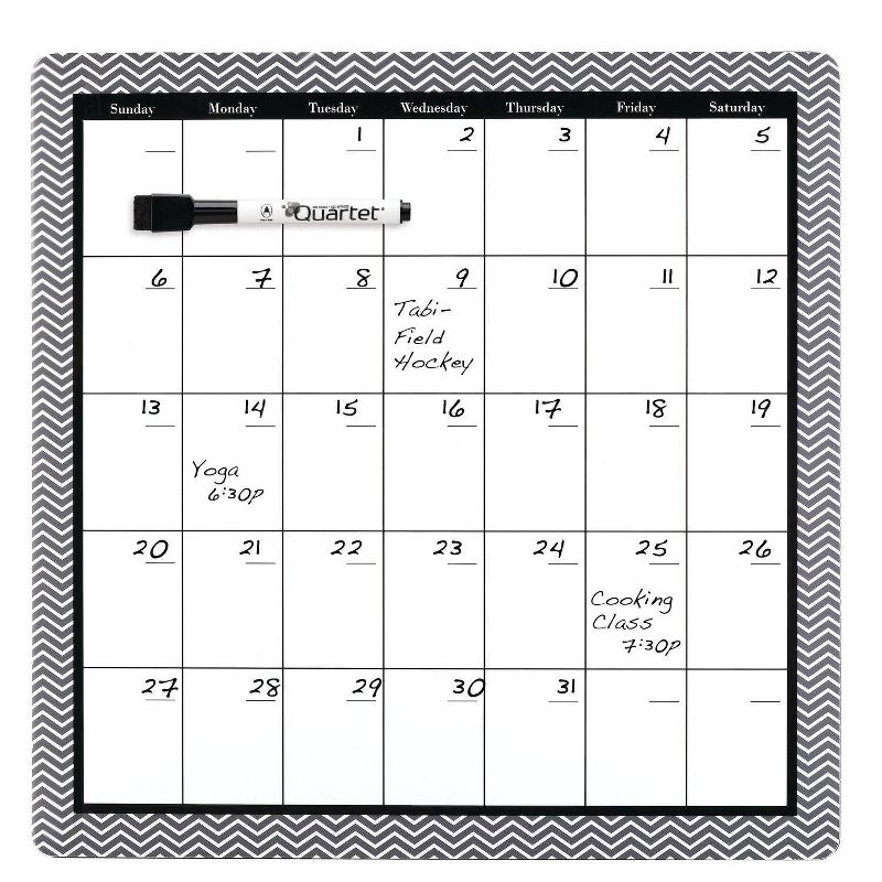 U Brands 3pc Cork Board Organization Center Abstract Terracotta/Black Frame