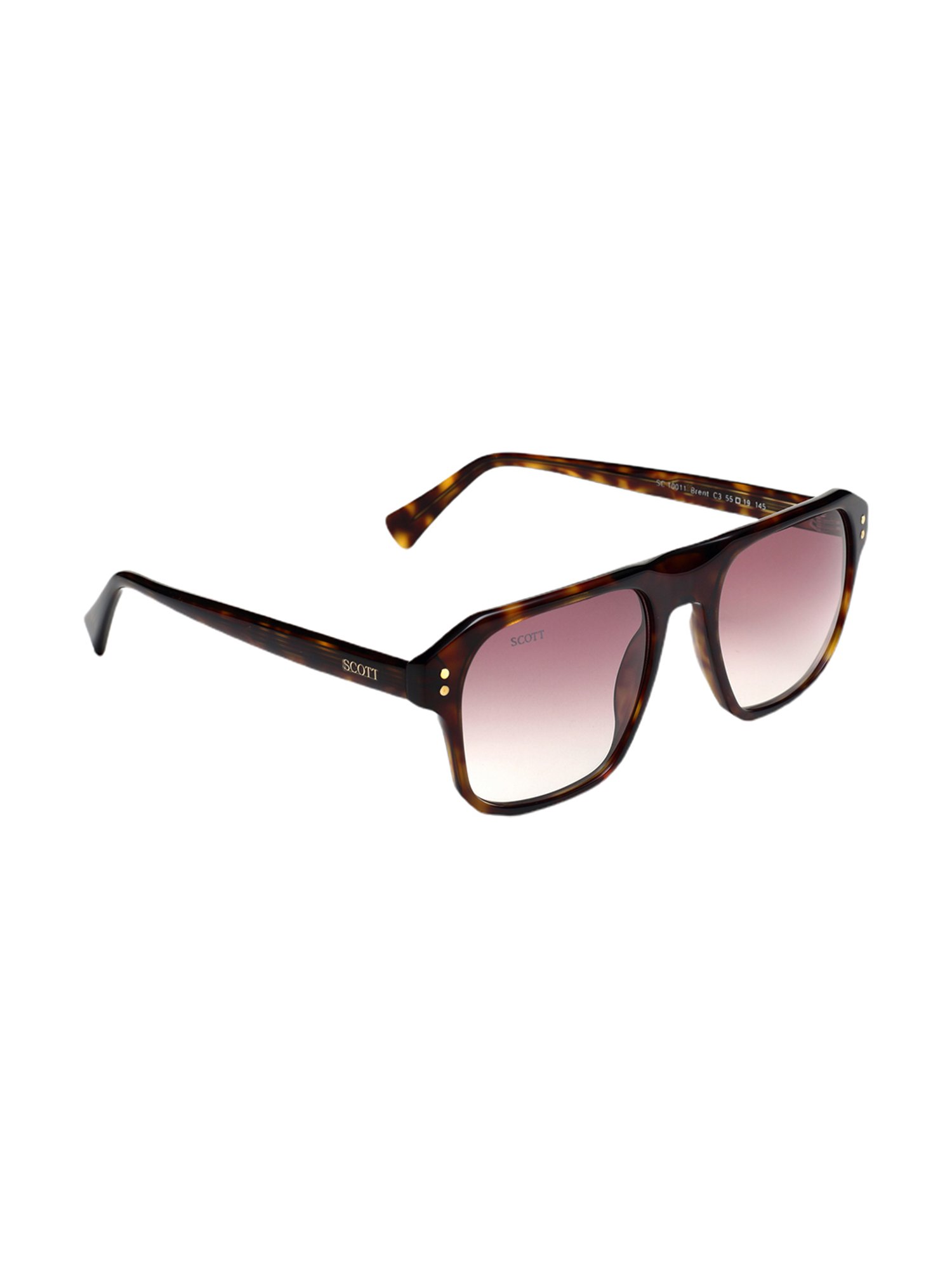 Scott Pink Square Sunglasses for Men