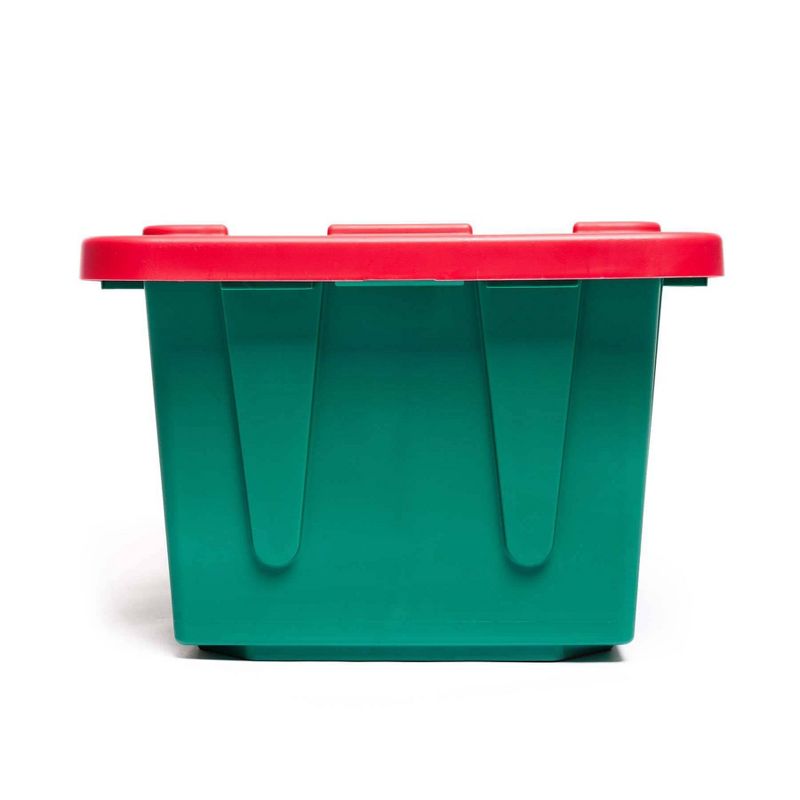 Homz 15gal 2pk Holiday Durabilt Tough Container