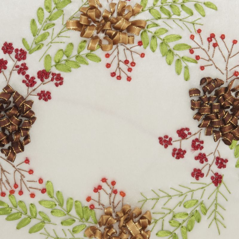 Home For The Holiday L1063 Beige 16" x 16"