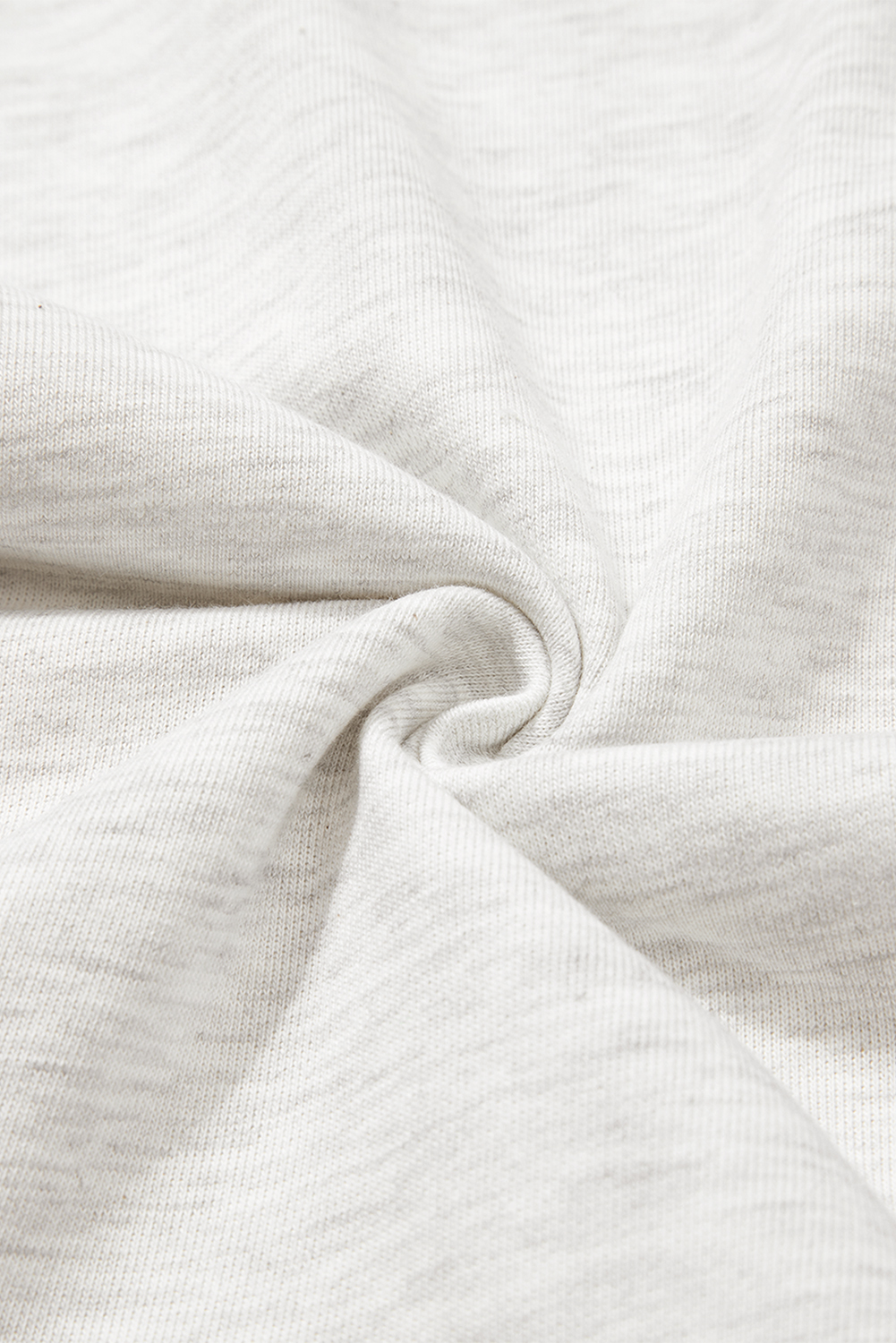 White Solid Color Ruffle Hem Mini Sweatshirt Dress