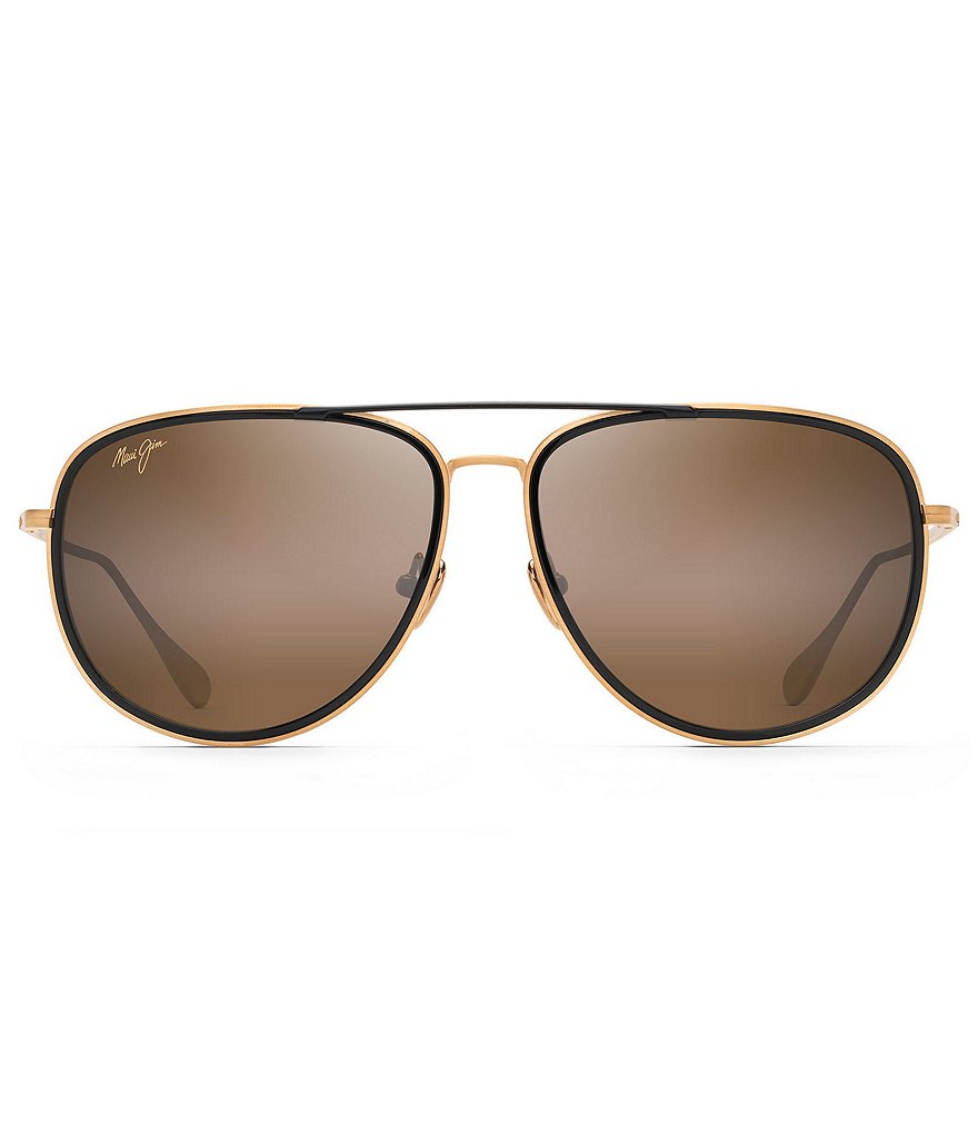 Maui Jim Fair Winds PolarizedPlus2&reg; 58mm Aviator Sunglasses