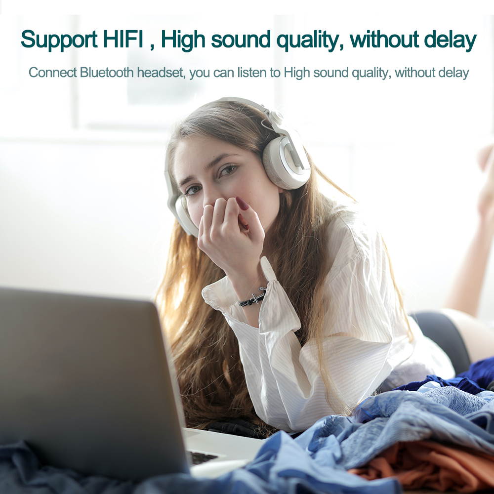 AOSTIRMOTOR Bluetooth Adapter for PC, USB Bluetooth 5.0 Transmitter and Receiver for Wired Speakers/
Headphones/Home Music Streaming Stereo, Support Windows Vista/7/8/8.1/10, 10-20 Meters Transmission