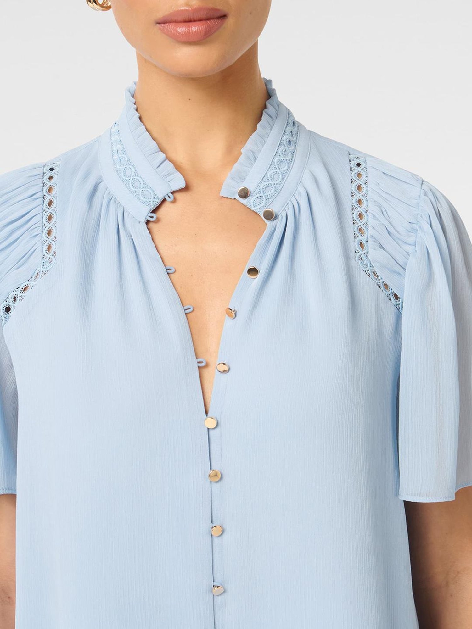 Forever New Georgie Petite Trim Insert Top