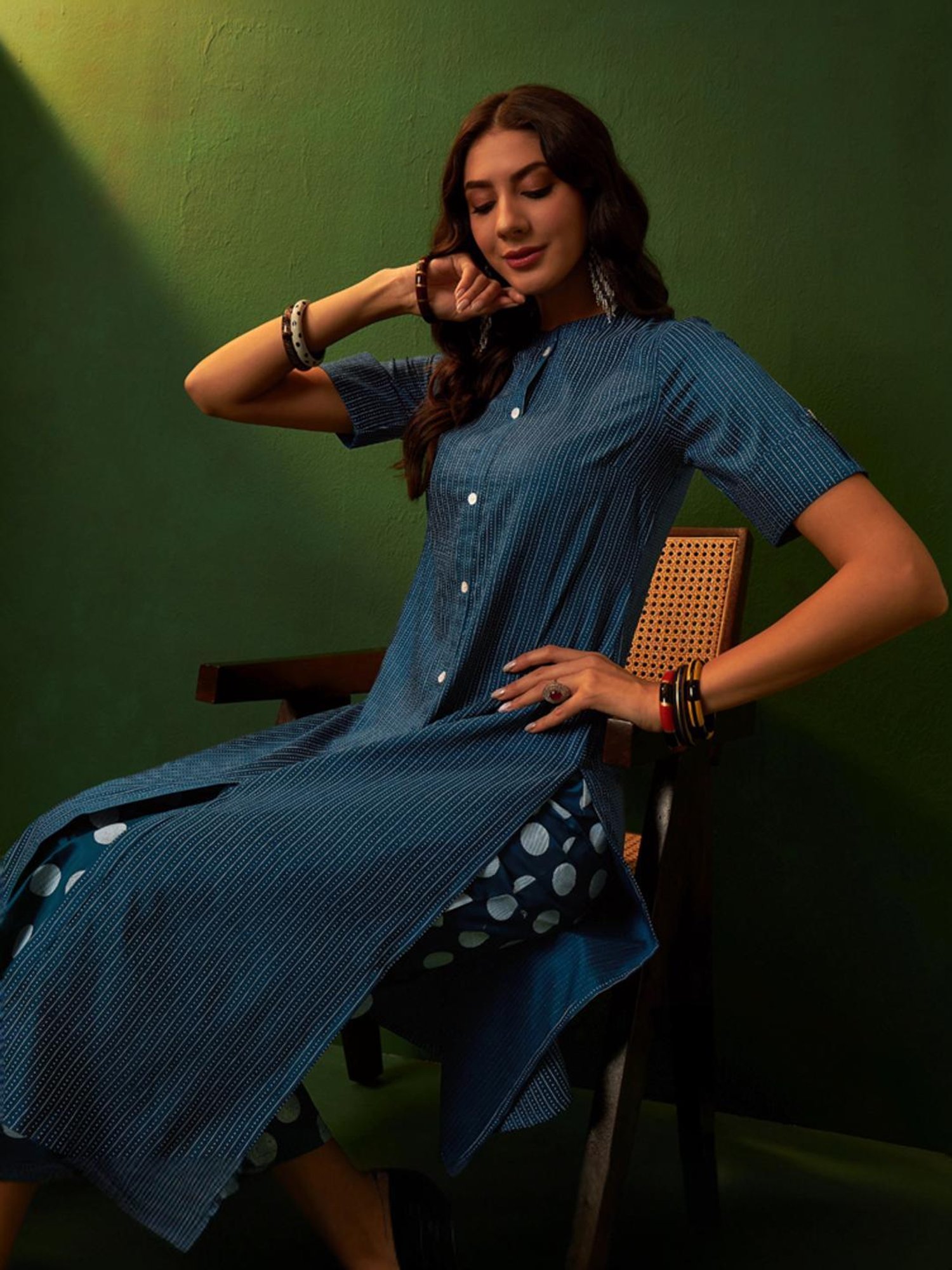 URBAN MYSTIC Black Rayon Embroidered Kurta & Sharara Set