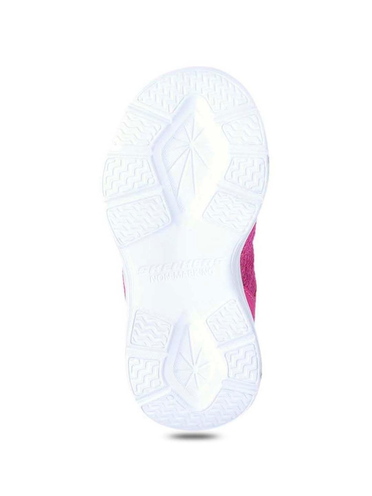 Skechers Girls GLIMMER KICKS - FRESH GLOW Hot Pink Casual Shoes