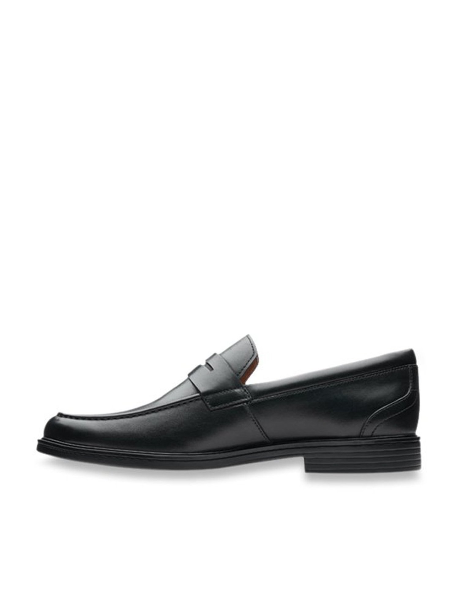 Clarks Men's Un Aldric Black Loafers