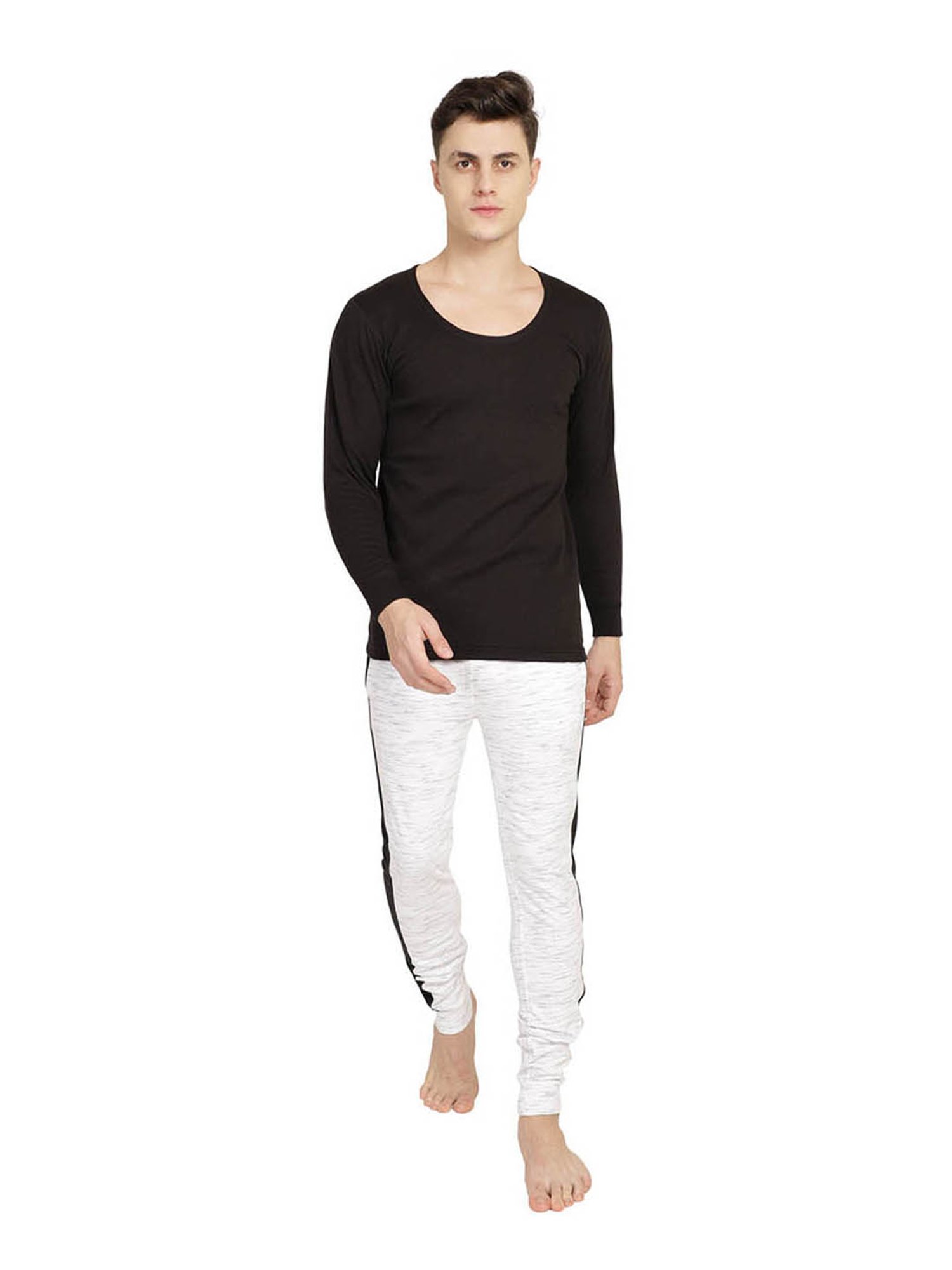 Bodycare Insider Black Regular Fit Thermal Top