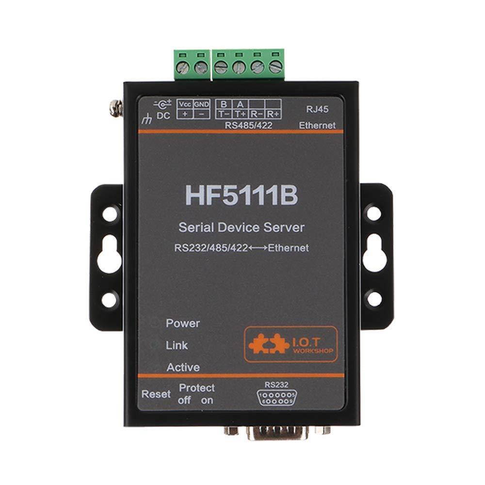 Industrial RJ45 RS232/485/422 Serial to Ethernet Free RTOS Serial 1 Port Server Converter Device