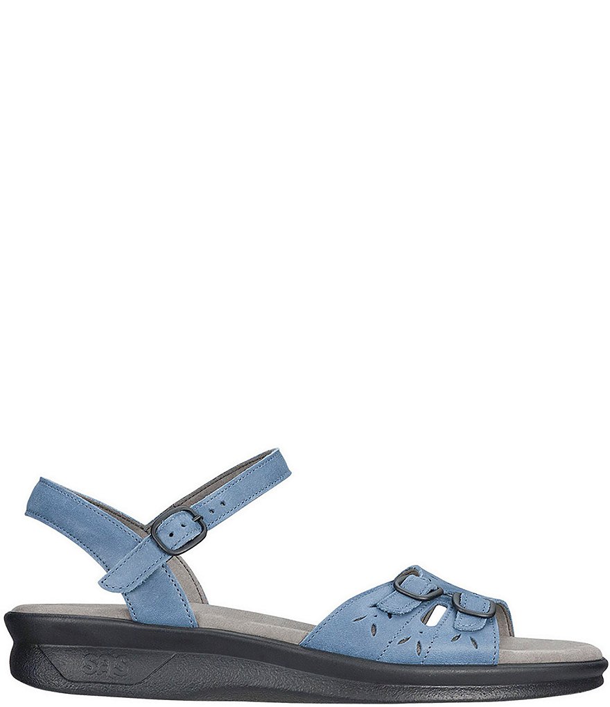 SAS Duo Leather Wedge Sandals