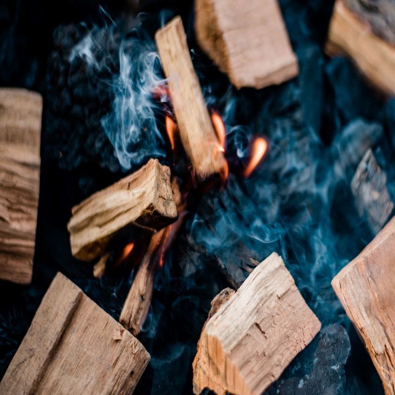 Western Premium BBQ Bagged and Heat Treated Wood Cooking Chunks, for Charcoal or Gas Grills and Smokers, Mesquite Flavor, 1.3 Cubic Feet (2 Pack)