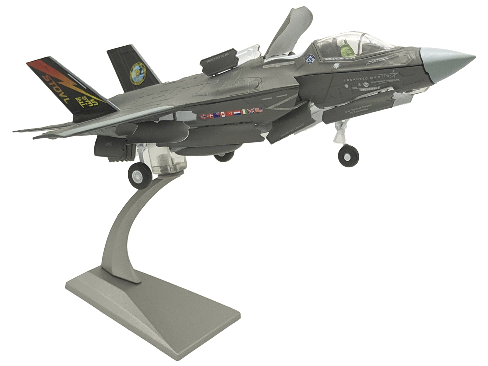 Lockheed Martin F-35B Lightning II Aircraft "VMFA-225 Vikings Yuma Marine Corps Air Station" (2023) United States Marine Corps "Air Power Series" 1/72 Diecast Model by Hobby Master