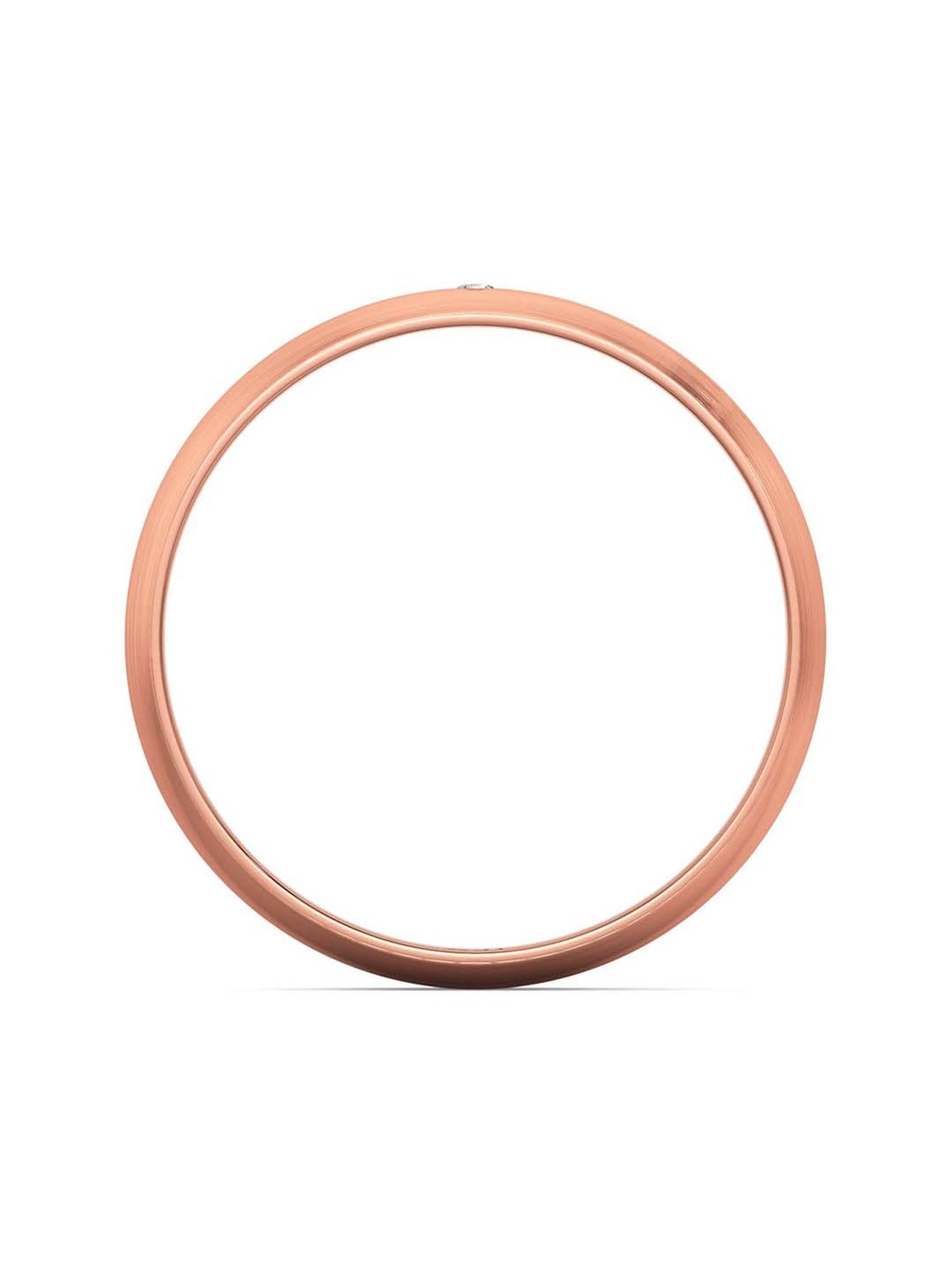 Malabar Gold and Diamonds 950 Platinum & 0.02 ct Diamond Ring