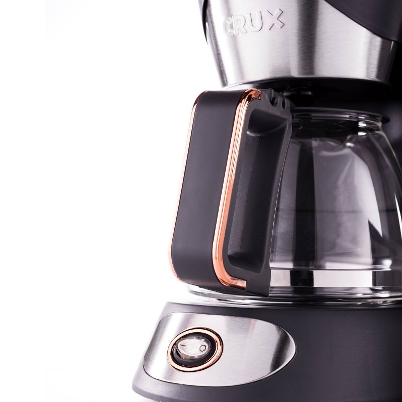 CRUX 5-Cup Coffee Maker - Gray