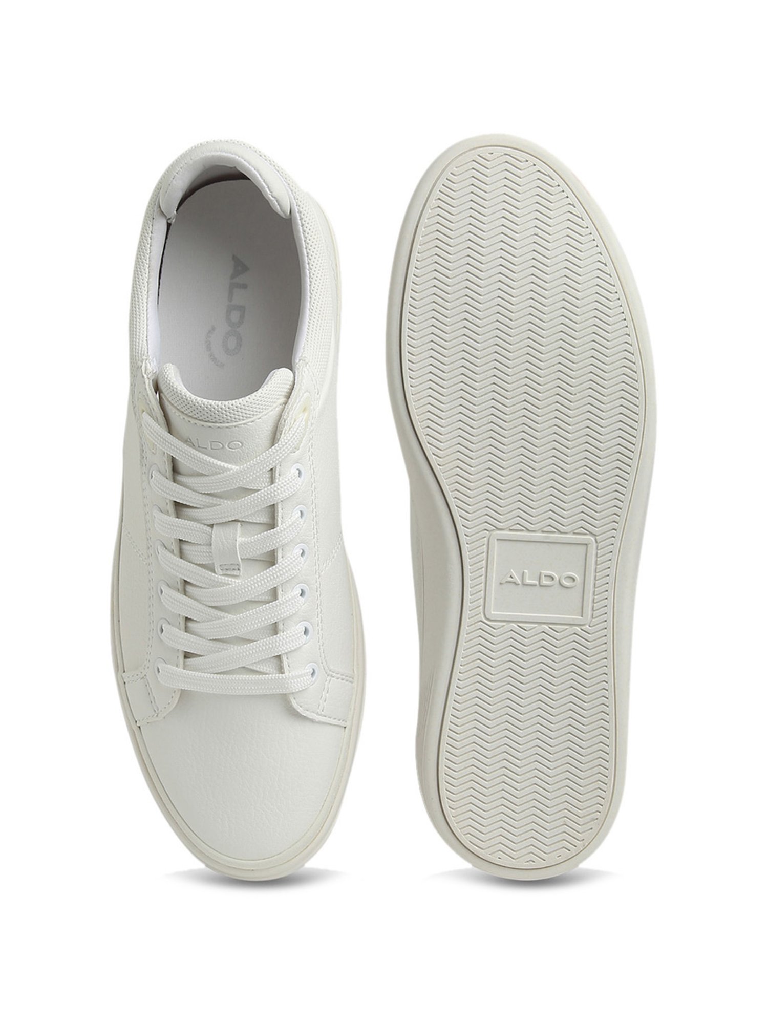 Aldo Men's Off White Casual Sneakers