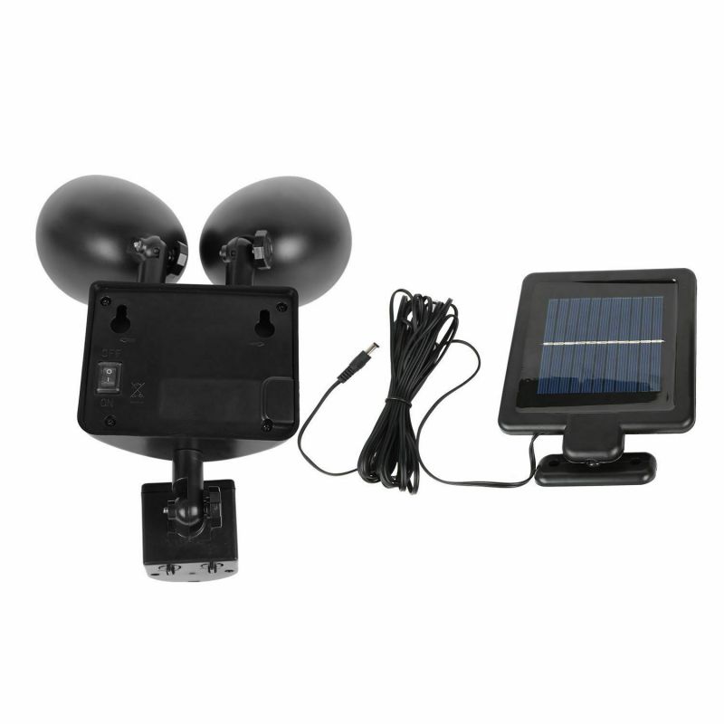 22 LED Dual Security Detector Solar Spot Light Motion Sensor Outdoor Floodlight