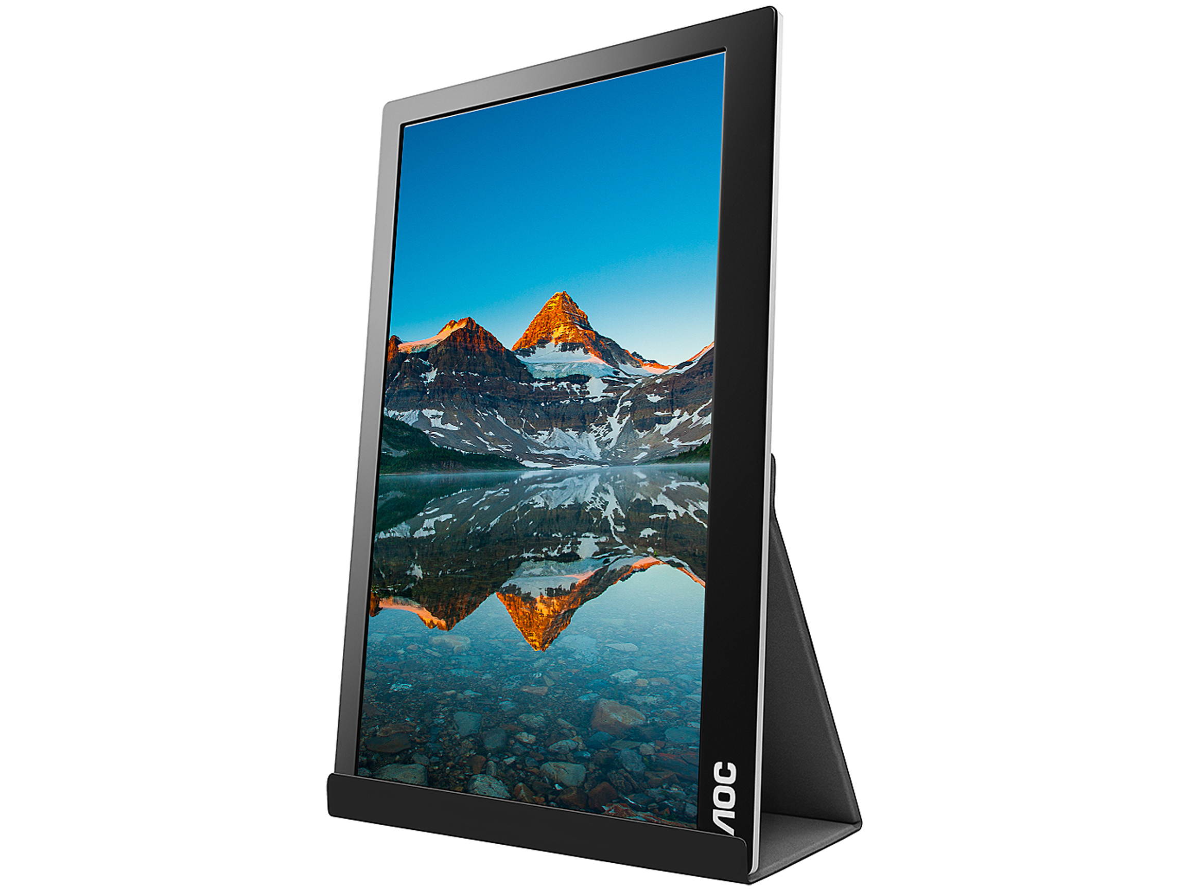 AOC I1601FWUX 15.6" FHD 1080p USB-C Powered Portable, IPS panel, USB Type-C, Tilt, Auto-pivot, Sleek design, 220 cd/m2, 2017 MacBook Pro & XPS compatible