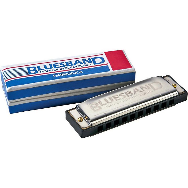 Hohner Blues Band 1501 C Harmonica and %3Cem%3EPlay Harmonica Today!%3C/em%3E Pack Kit C