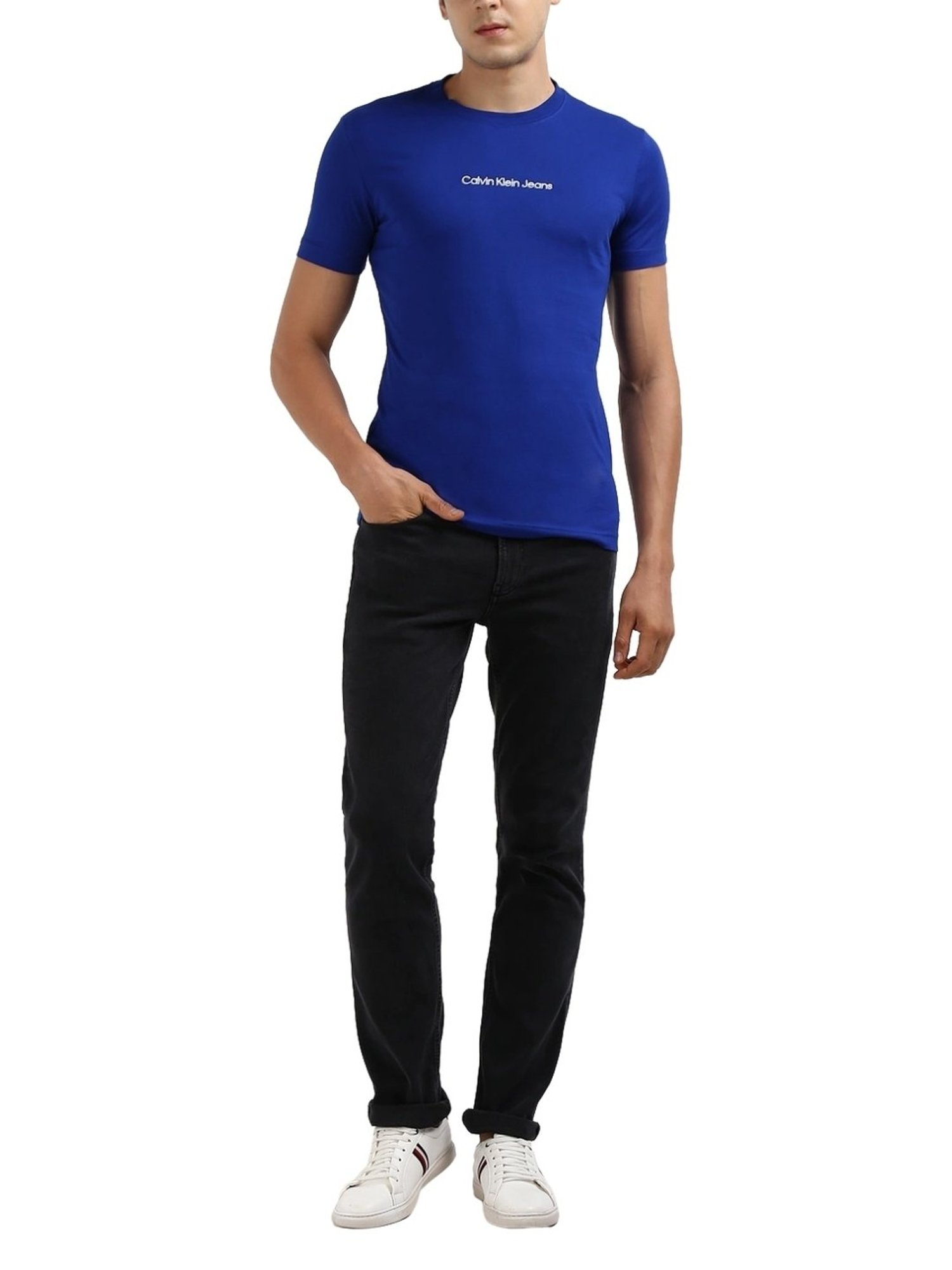 Calvin Klein Sapphire Blue Slim Fit T-Shirt
