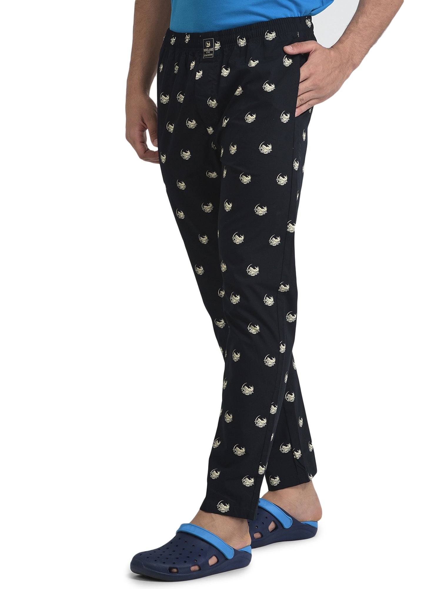 Woodland Navy Printed Pyjamas