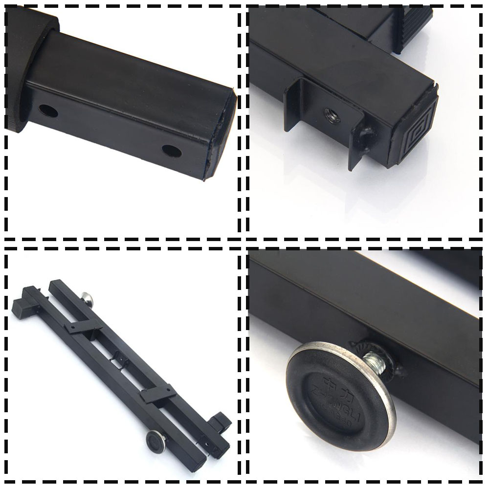 Triple Folding Multiple Guitar Holder Rack Stand Black