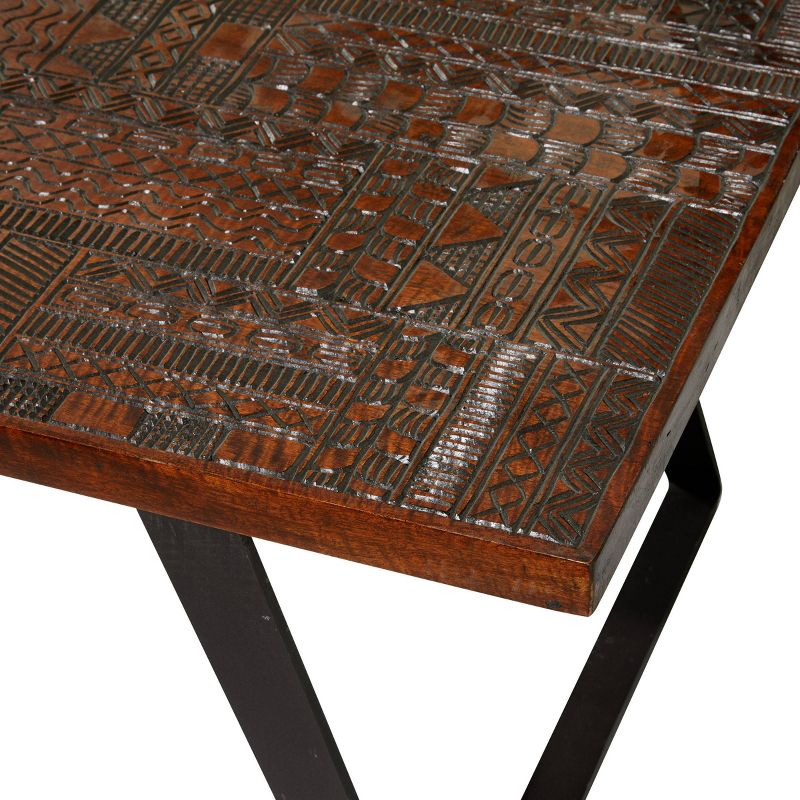 Contemporary Mango Wood Coffee Table Brown - Venus Williams Collection