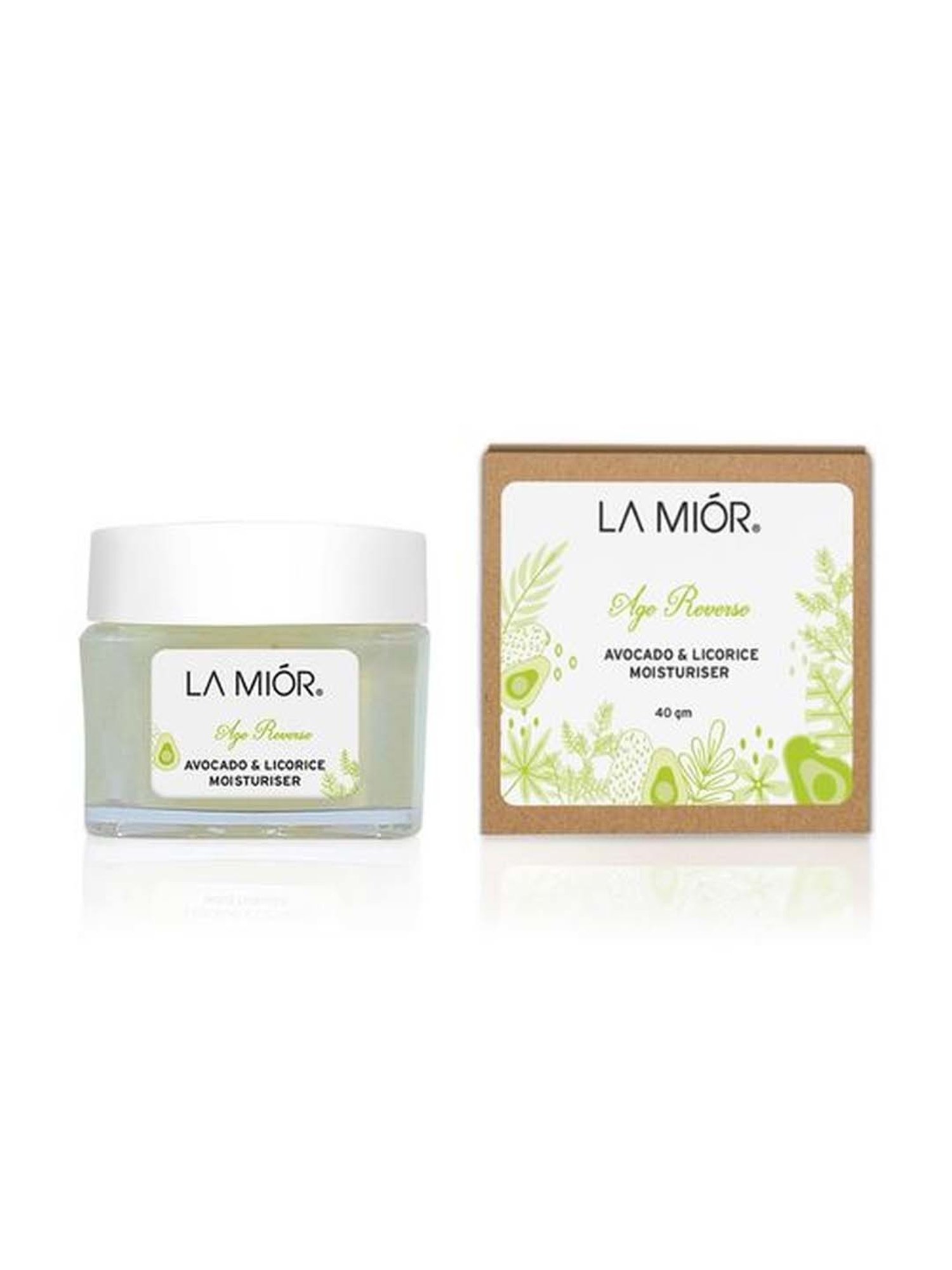 LA MIOR Age Reverse Avocado & Licorice Moisturiser - 40 gm
