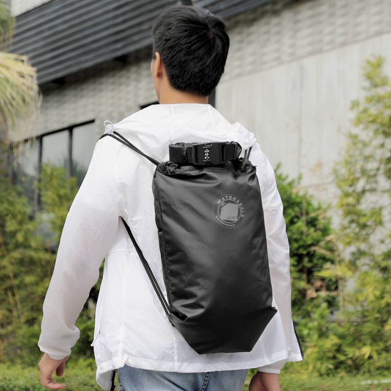 Lewis N. Clark WaterSeals Drawstring Bag with Secura Lock Technology - Black