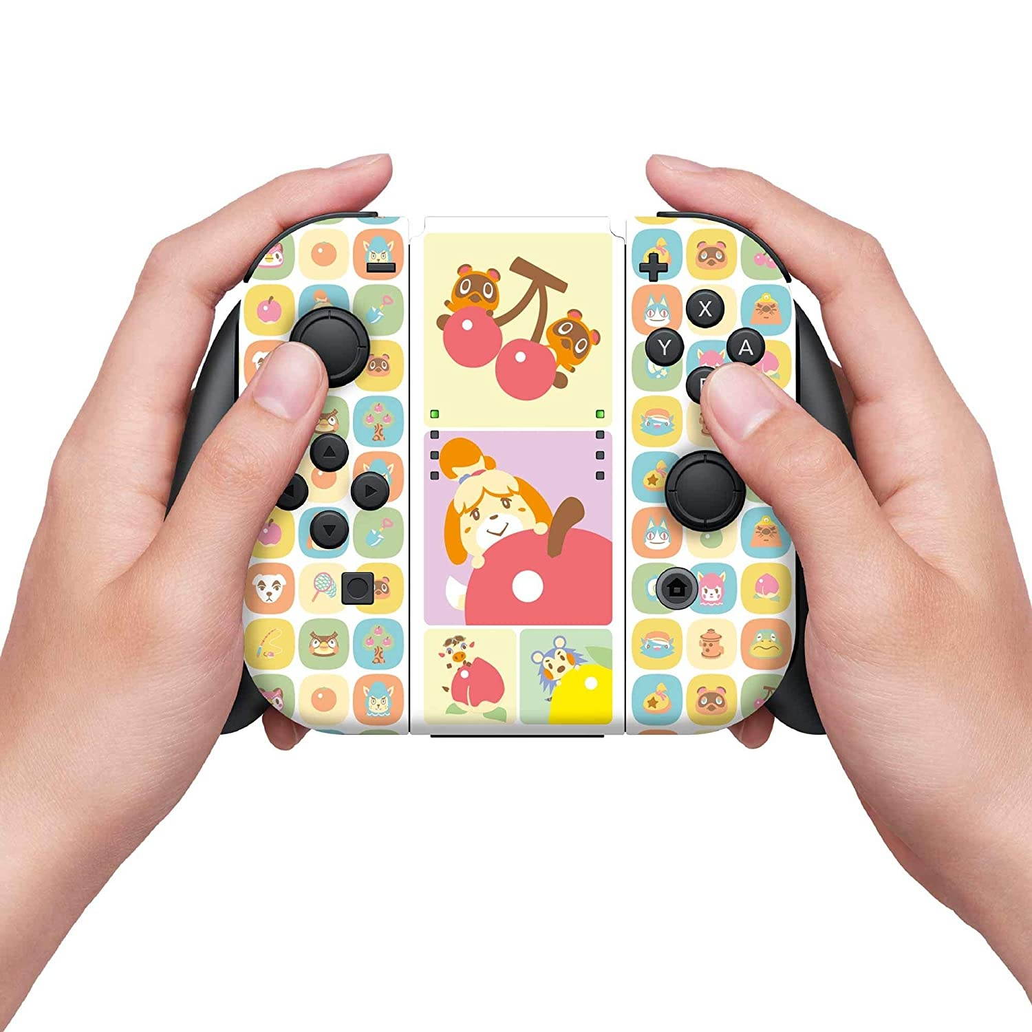 Controller Gear Aunthentic & Officially Licensed Animal Crossing: New Horizon - "Ripe for Picking" Nintendo Switch Skin Bundle