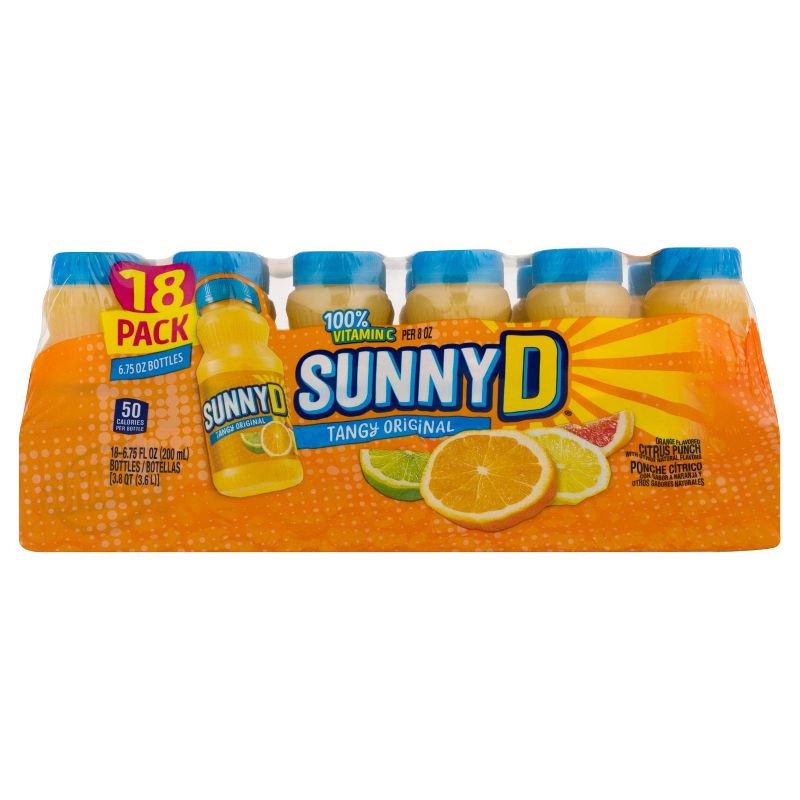 SunnyD Orange Juice Drink - 18pk/6.75 fl oz Bottles