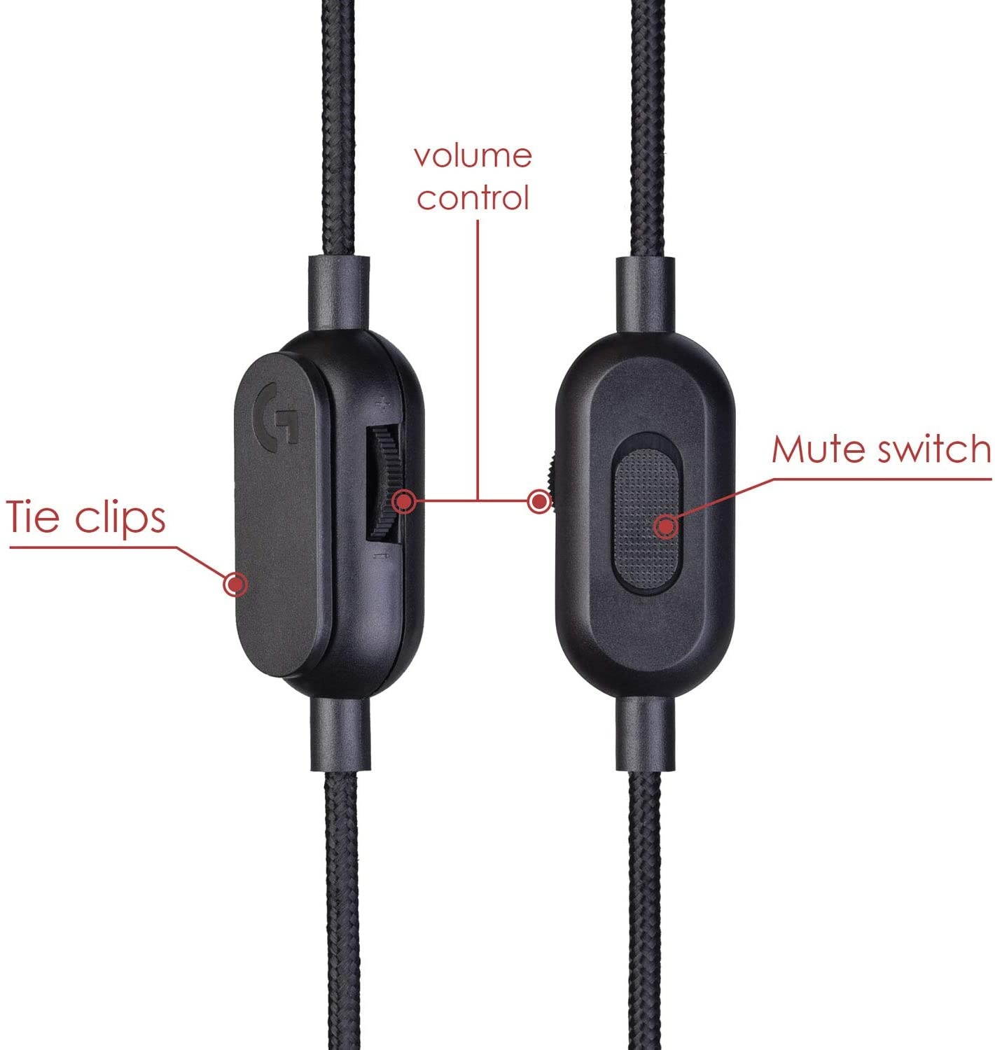 2.0M Replacement Cable for Logitech Wired G433/G233 Headset Also Working for Logitech Gaming Headset G Pro/G Pro X