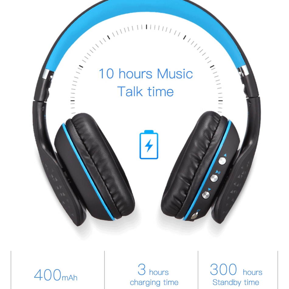 KOTION EACH B3507 Bluetooth Headphones Wireless Noise Canceling Sport Music Earphones Headsets Bass Stereo For a Mobile Phone