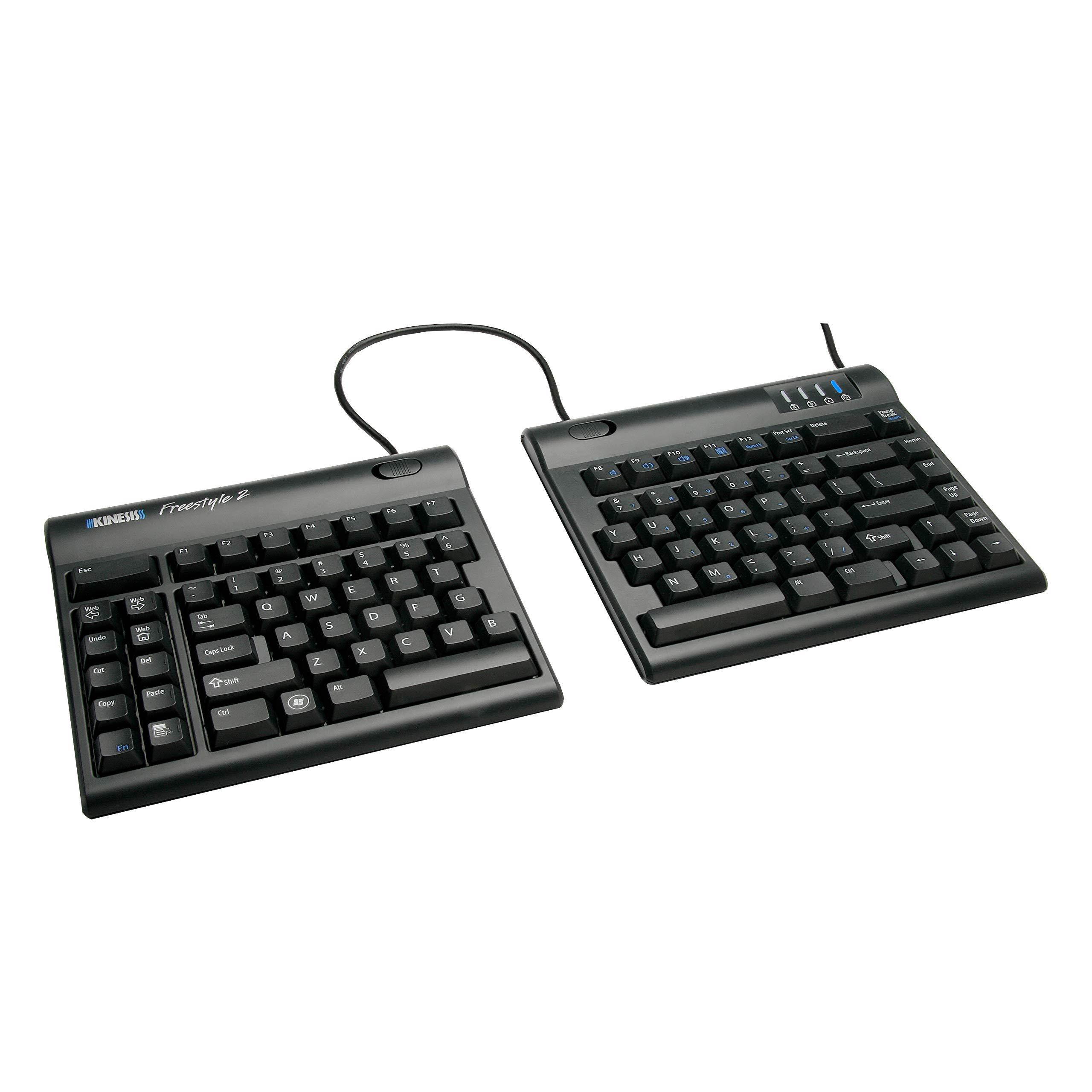 Kinesis Freestyle2 Ergonomic Keyboard for PC (9" or 20" Separation) (9" Separation)