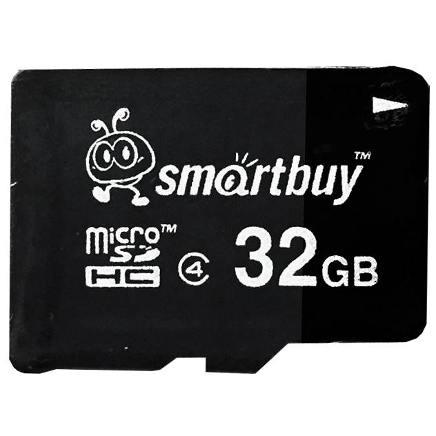 Smartbuy Micro SDHC Class 4 TF Flash Memory Card SD HC C4 Fast Speed for Camera Mobile Phone Tab GPS MP3 TV (4GB - 1 Pack)