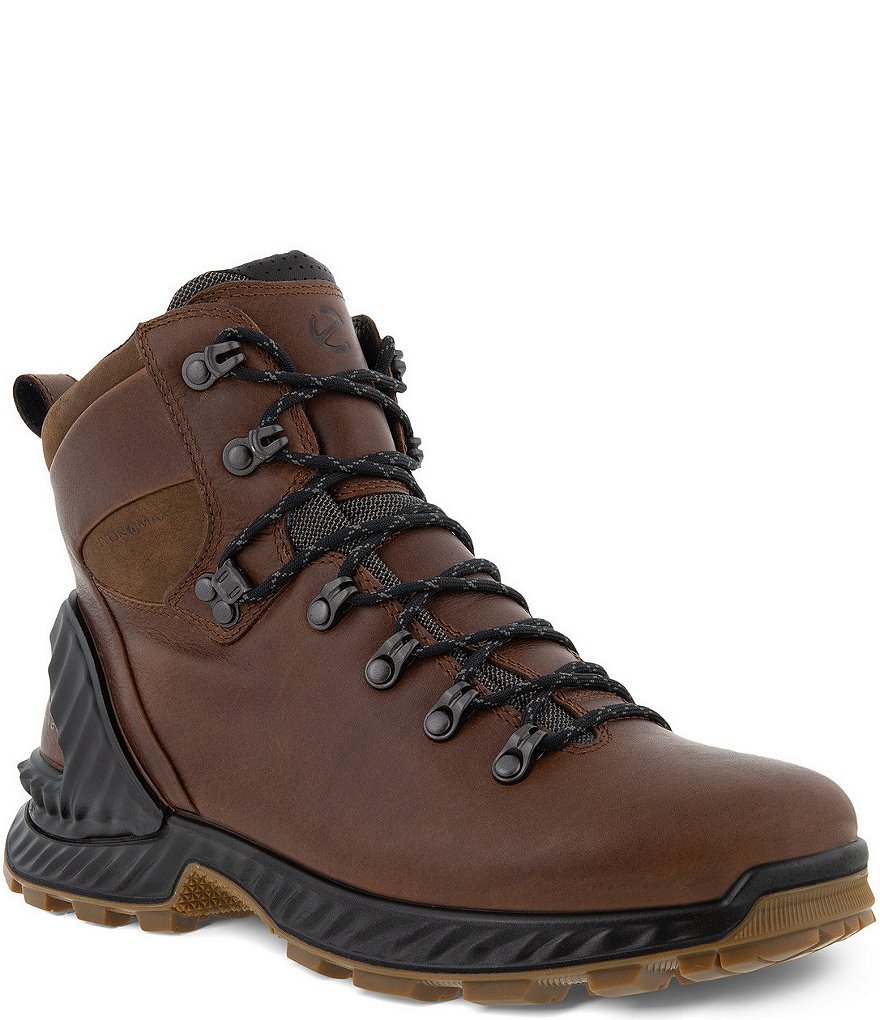 ECCO Men's Exohike Mid Hydromax Lace-Up Water Resistant Hiking Boots