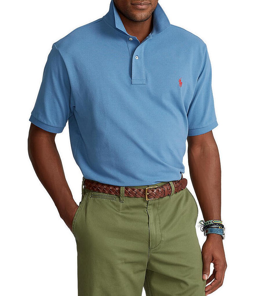 Cutter & Buck Big & Tall Prospect Textured Performance Stretch Short-Sleeve Polo Shirt