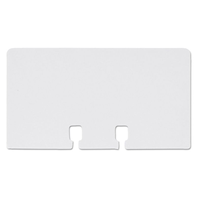 Rolodex Plain Unruled Refill Card 2 1/4 x 4 White 100 Cards/Pack 67558