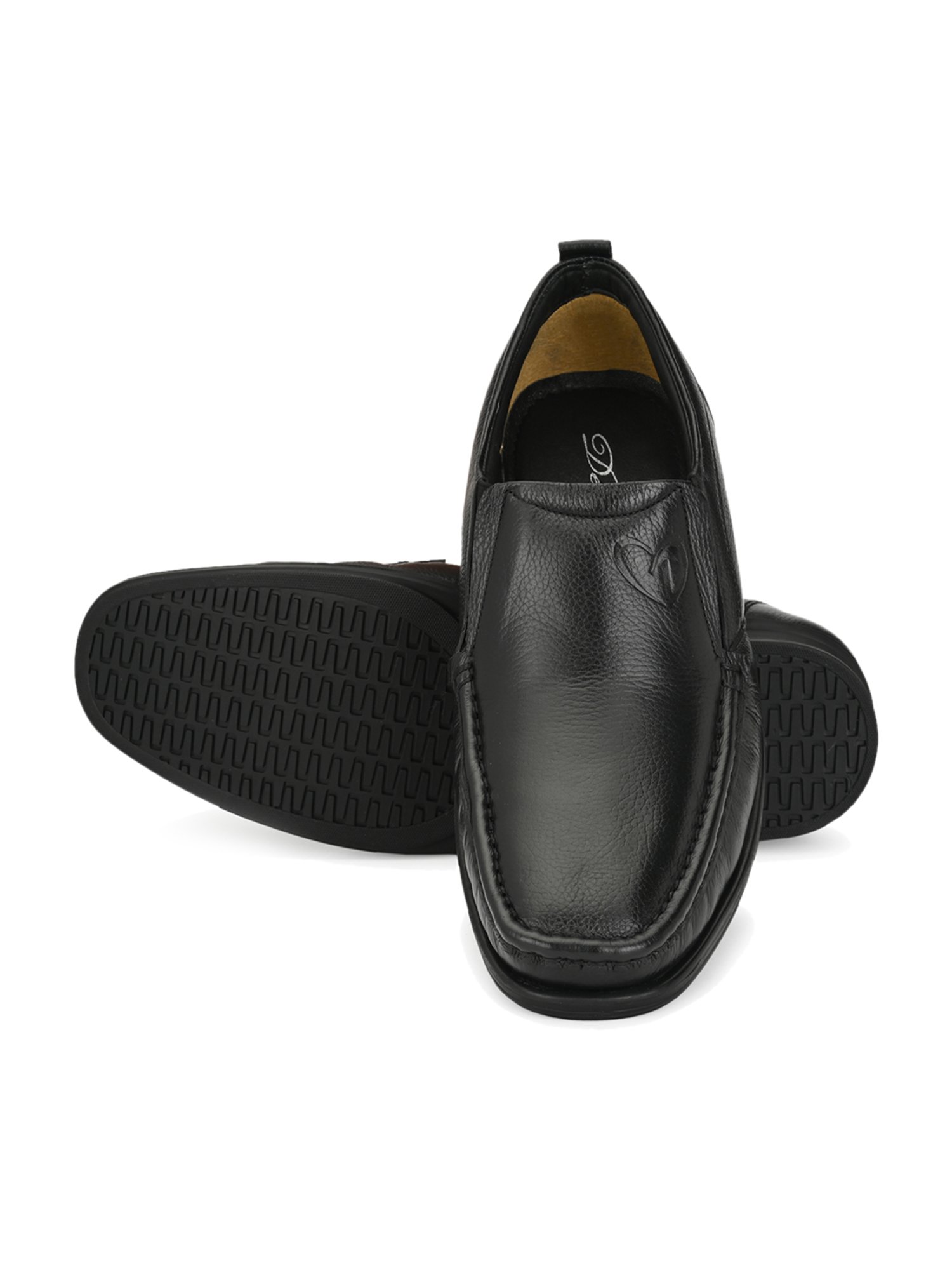 Delize Black Formal Slip-Ons