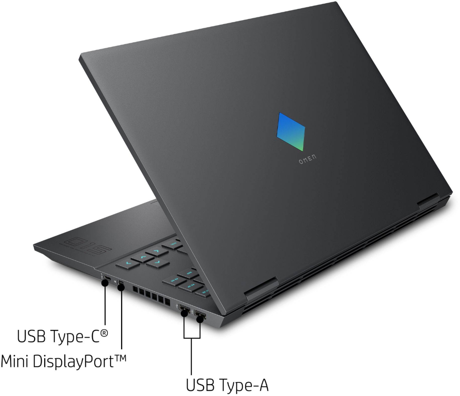 HP - OMEN Gaming 15.6" Laptop - AMD Ryzen 7 - 8GB Memory - NVIDIA GeForce GTX 1660 Ti - 512GB SSD - Mica Silver Notebook PC Computer 15-EN0013DX