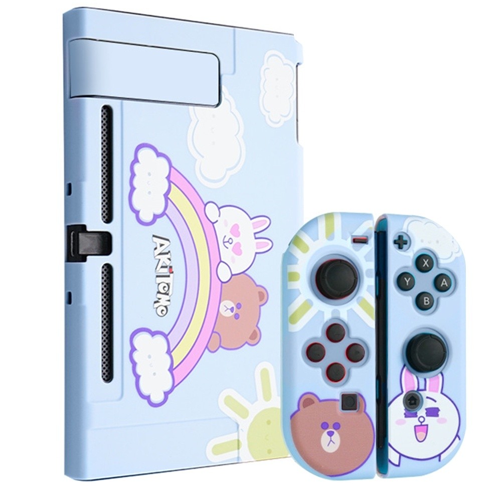 Suitable for Nintendo Switch Protective Shell Frosted Painted Shell Ns Split Shell Switch Protective Cover B