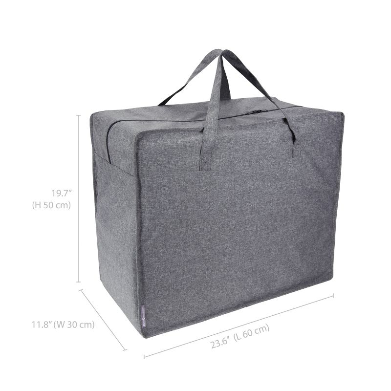 Bigso Box of Sweden Handled Storage Bag knock down Gray