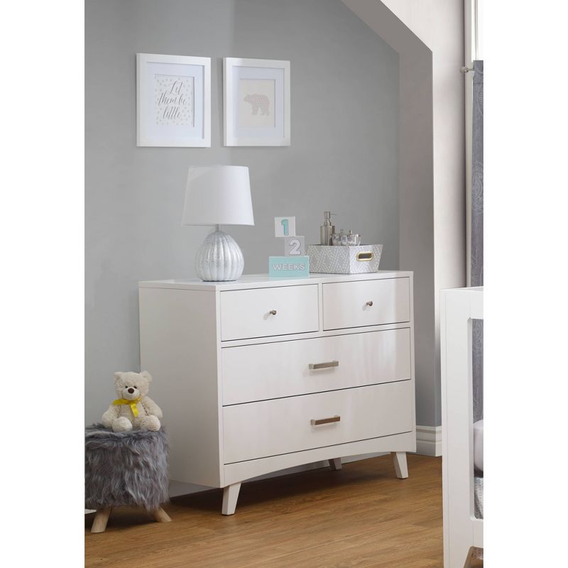Sorelle Soho 4 Drawer Dresser - White